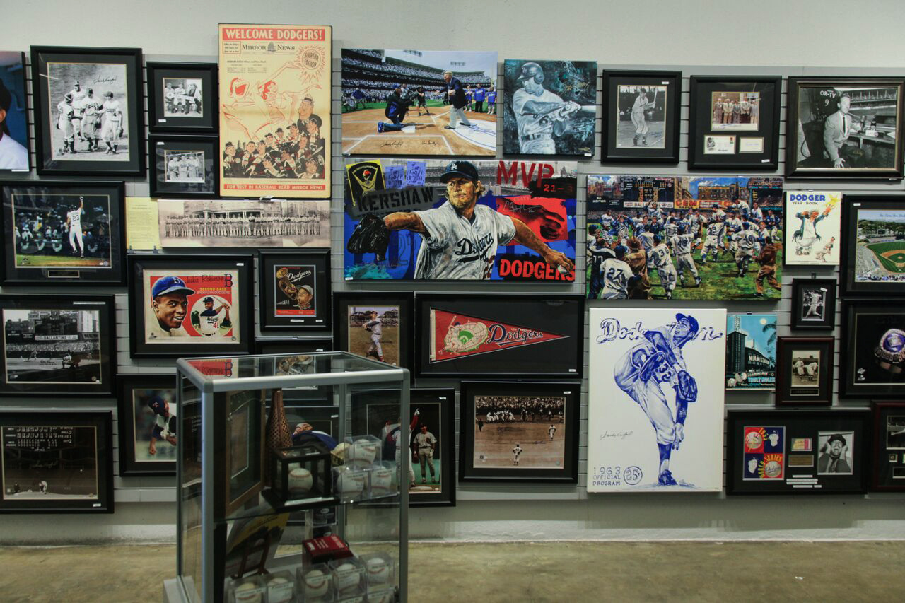 Dodgers sports art of all types.