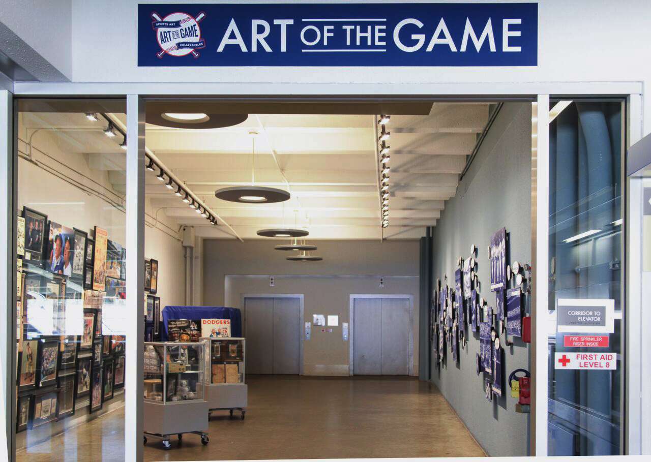 Art of the Game Dodger Stadium Field Level storefront