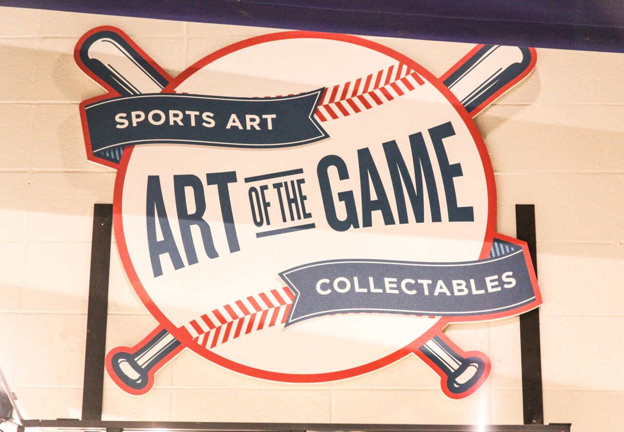 Art of the Game sports art collectables logo sign
