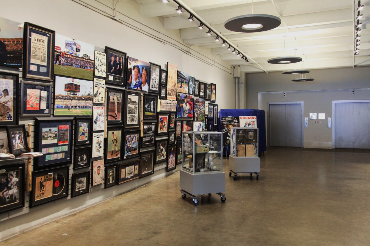 Art of the Game Dodger Stadium Field Level store view from the entrance