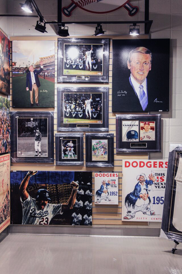 Dodgers sports memorabilia