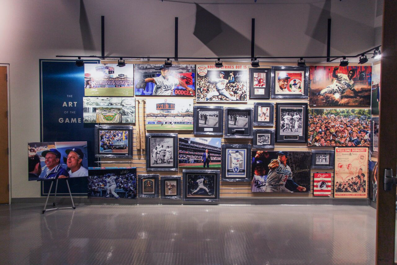 Art of the Game Dodger Stadium Club Level location