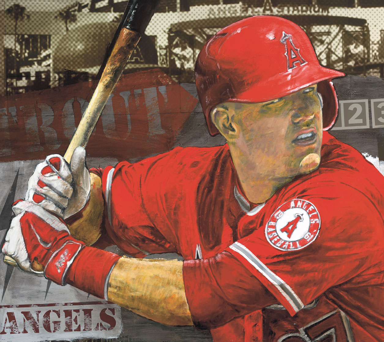 Los Angeles Angels of Anaheim by Stephen Holland