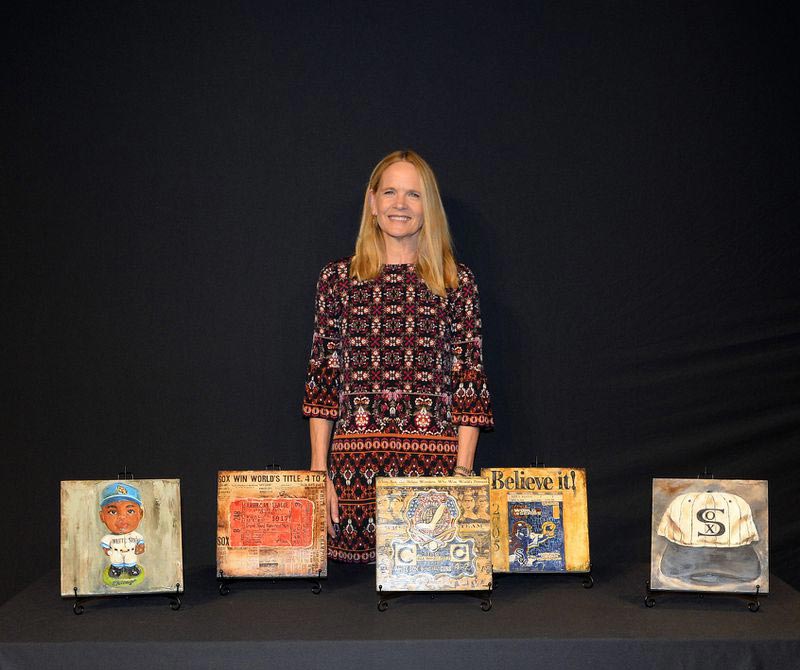 Lindsay Frost, White Sox pitcher Lucas Giolito’s mom and former TV actress, has become a star for her baseball paintings