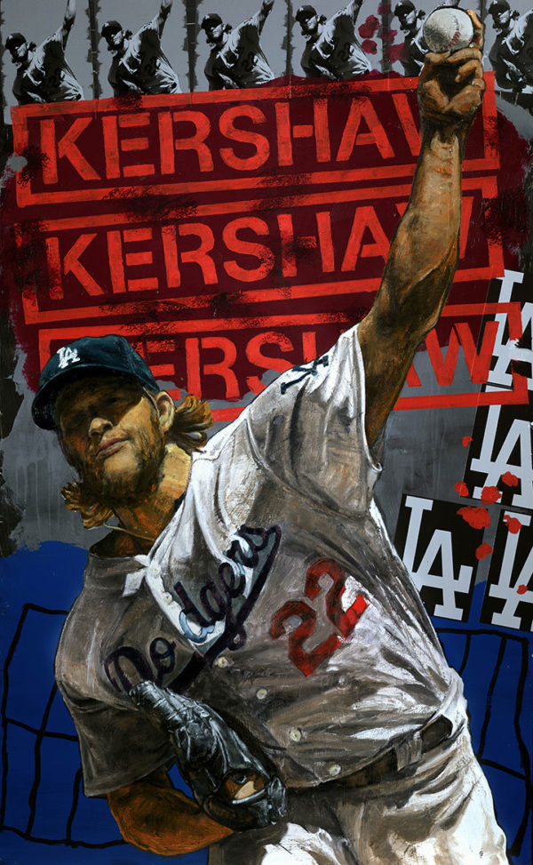 Clayton Kershaw by Stephen Holland (Pitching)