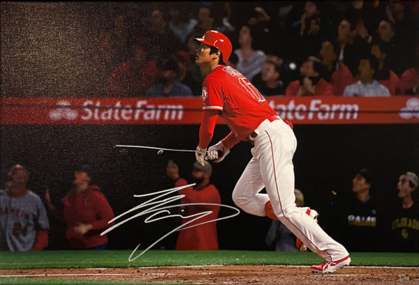 Shohei Ohtani 1st Career HR Photo Canvas