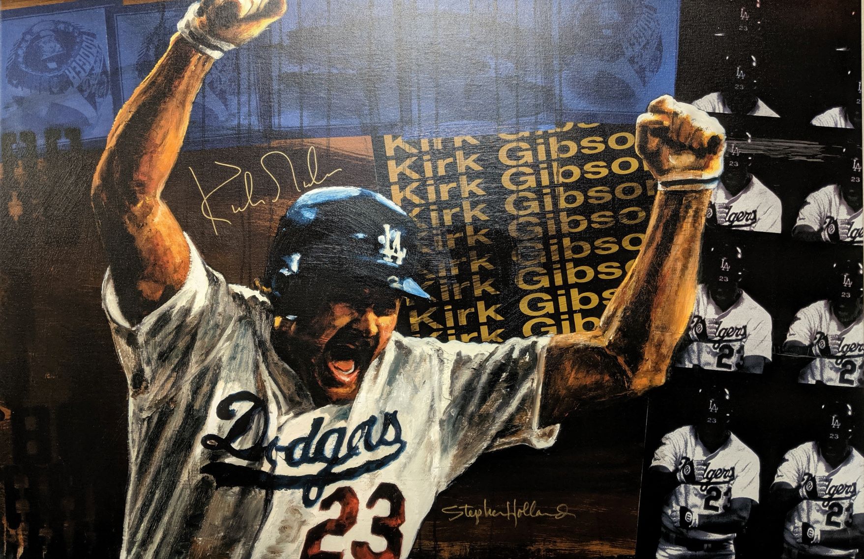 Kirk Gibson by Stephen Holland - Art of the Game