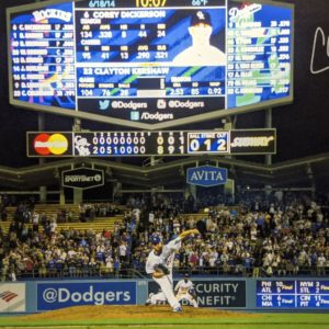 Kershaw No Hitter Canvas