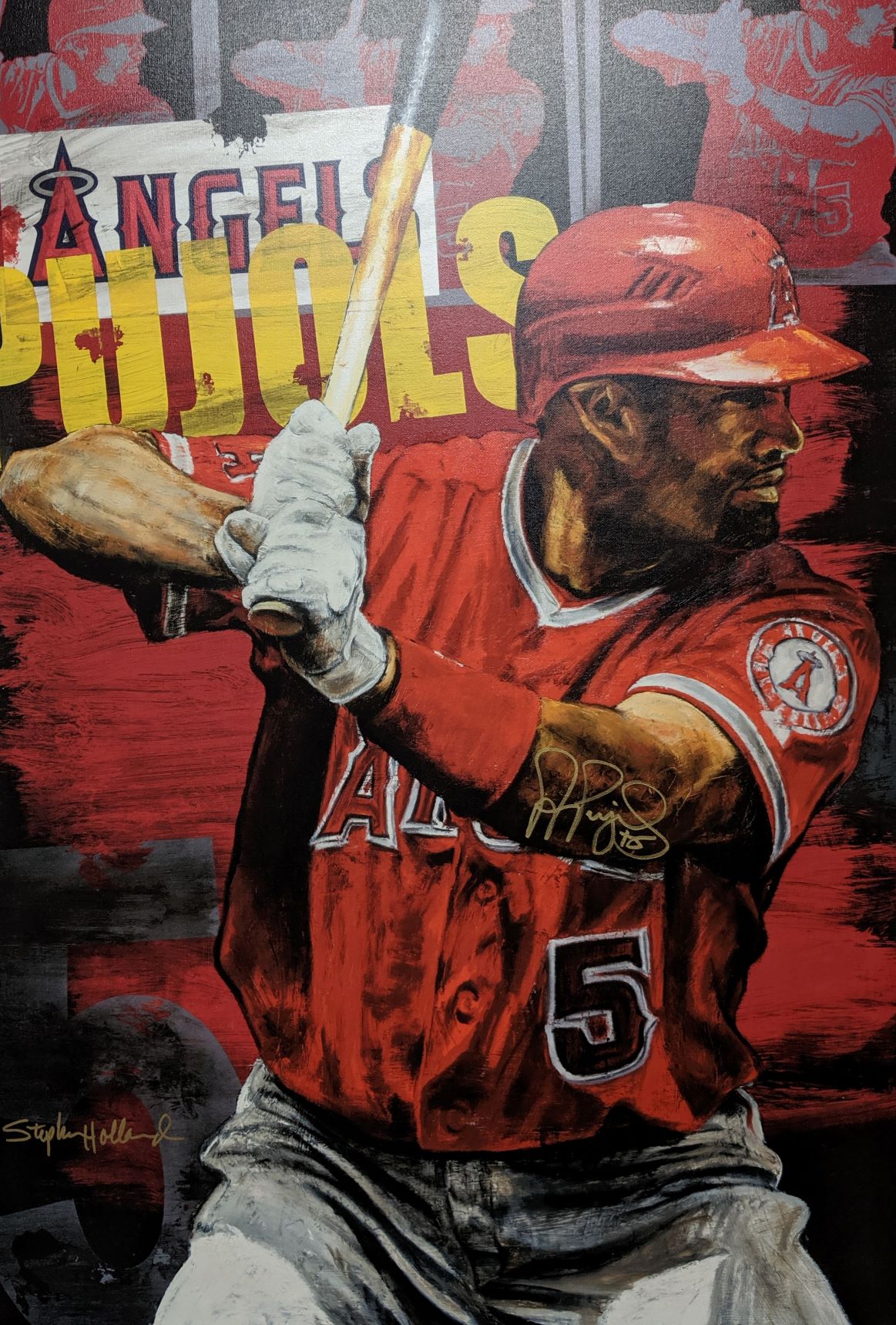 Albert Pujols by Stephen Holland - Art of the Game