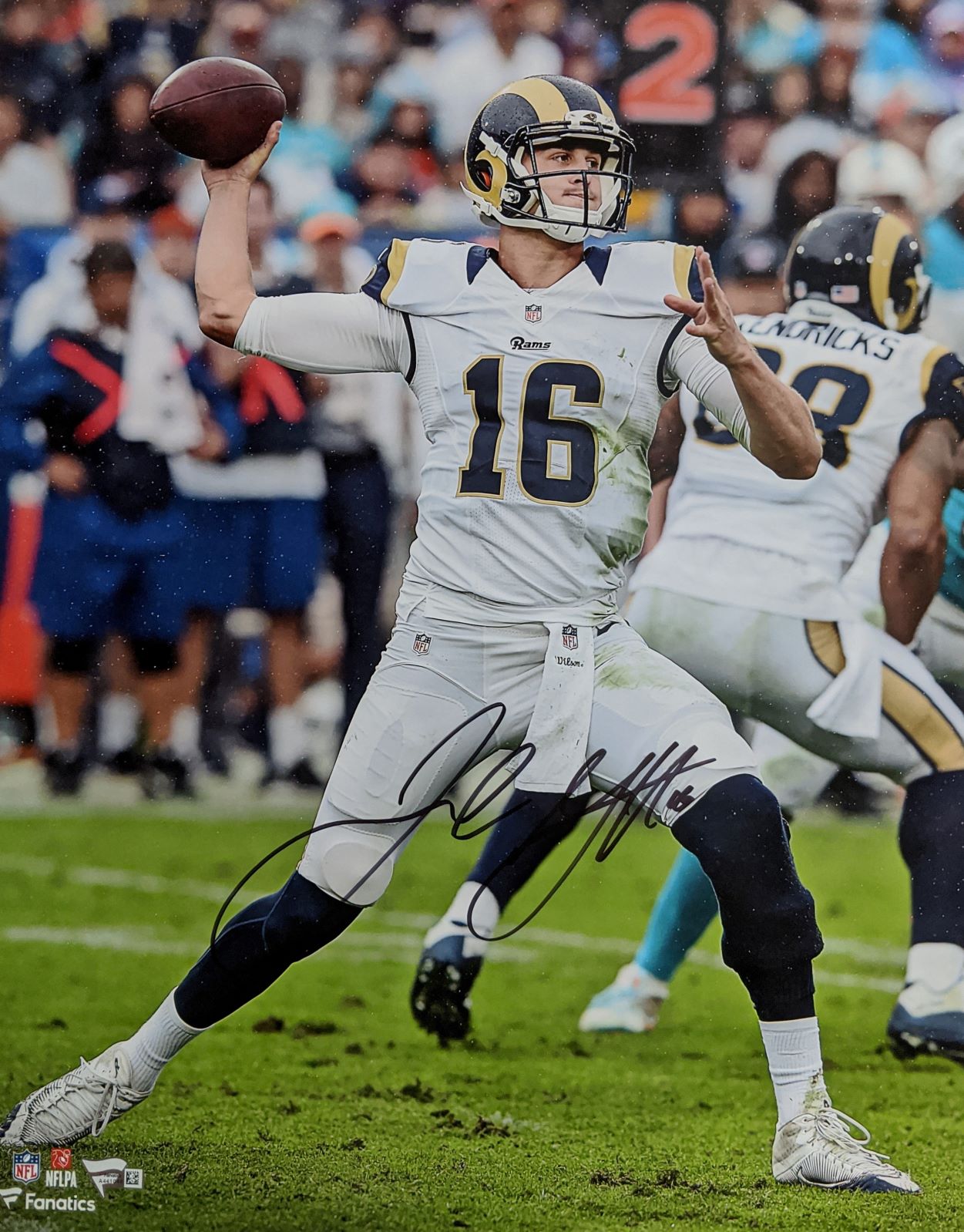 Jared goff best sale autograph