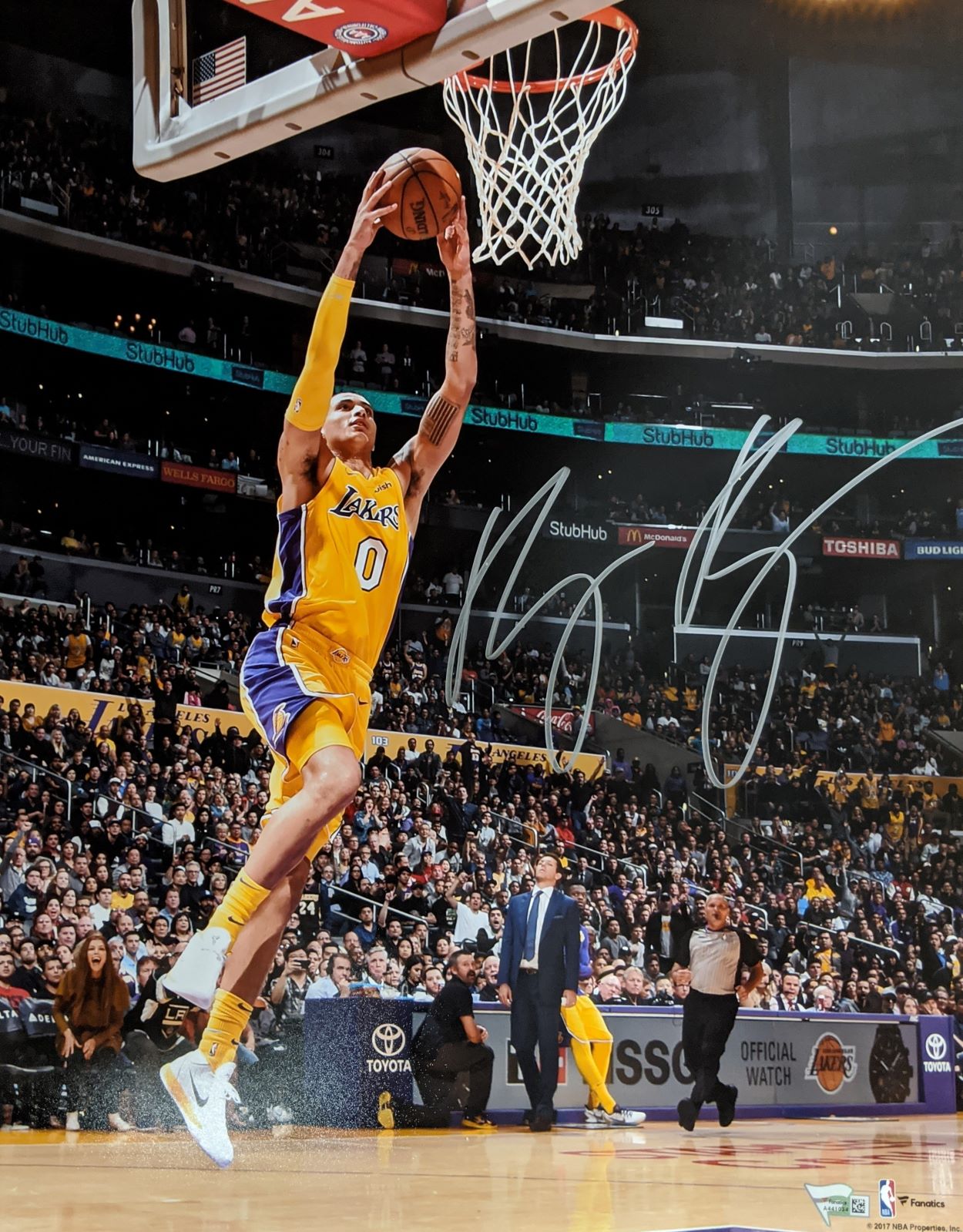 Kyle Kuzma Signed Lakers Bobblehead (PSA)