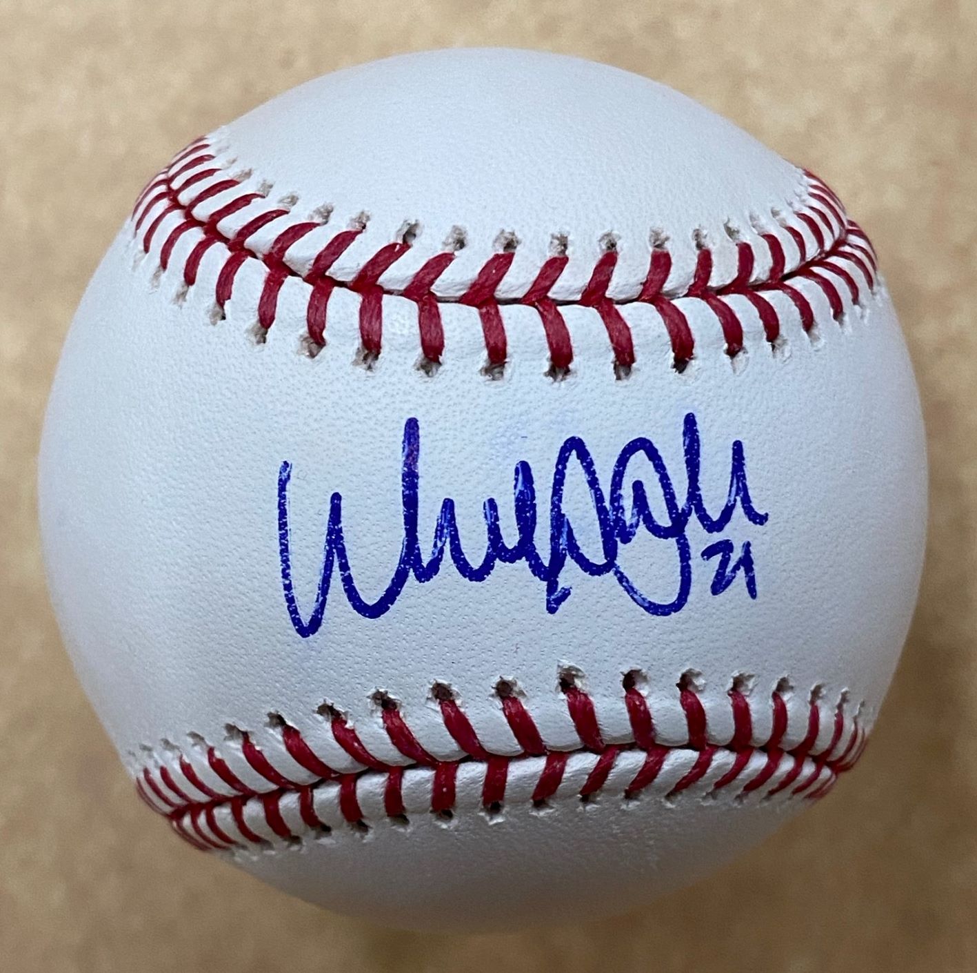 walker buehler autographed baseball