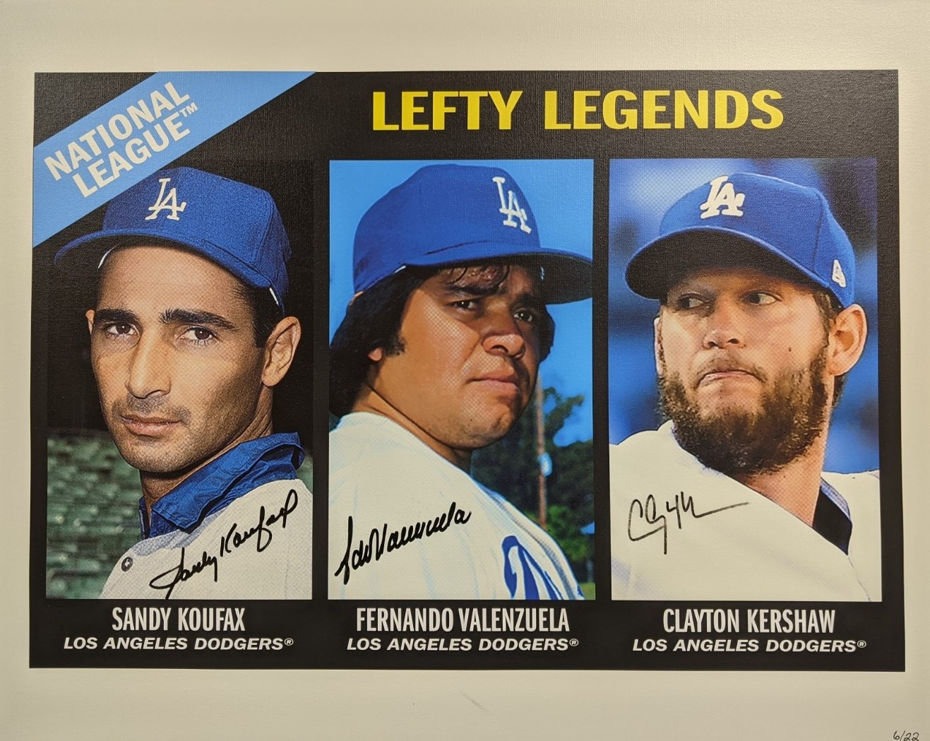 Clayton Kershaw Sandy Koufax Dual Signed Autographed 16x20 Framed Photo MLB  COA