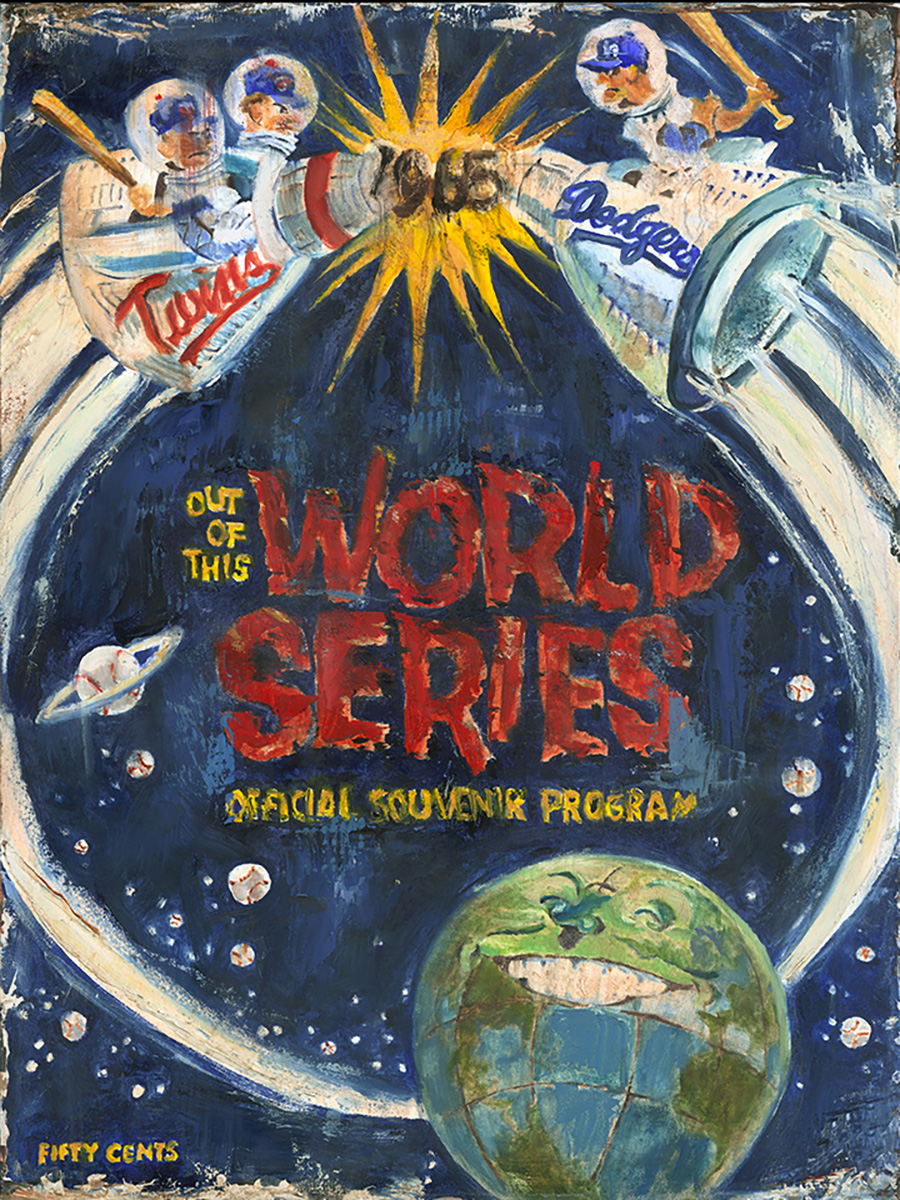 2000 World Series Program Cover 18 x 14 Framed Print - Subway Series