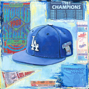 Lindsay Frost Dodgers Cap 1981