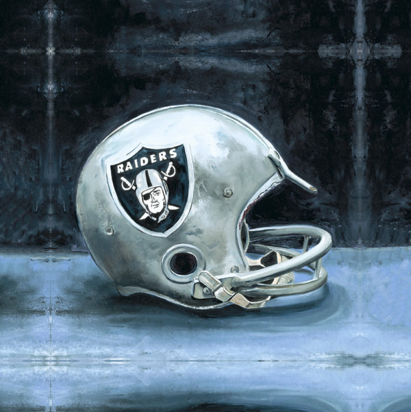 Lindsay Frost Oakland Raiders Helmet